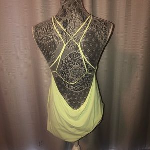 Lululemon Lime Backless Tank
